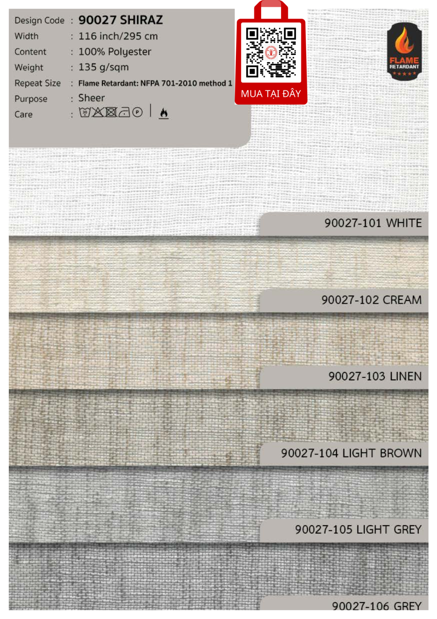 Vải màn rèm gió 2024 Something Precious Sheer And Voile Fabrics I