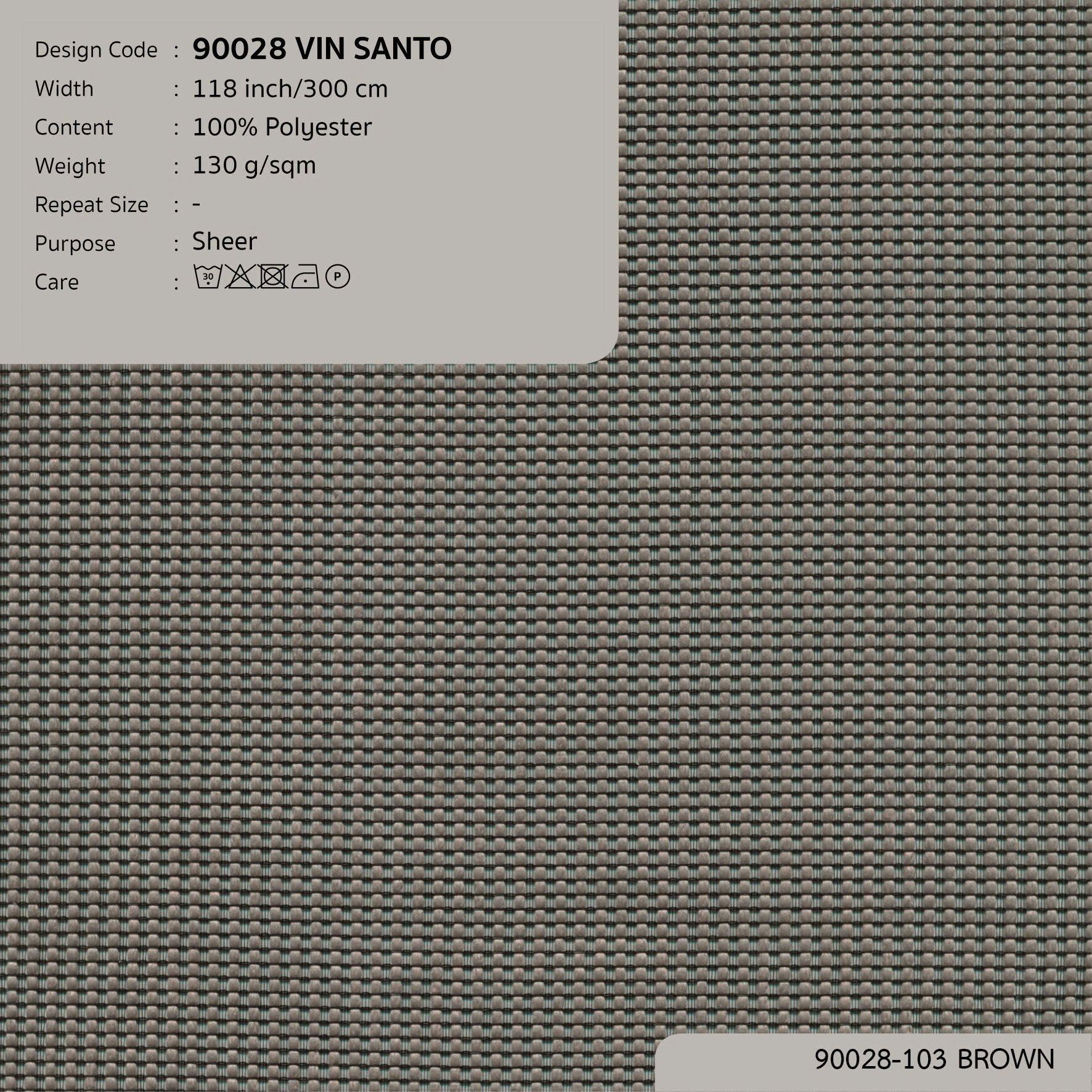 90028 vải màn rèm gió VIN SANTO tại DOLCE Gallery
