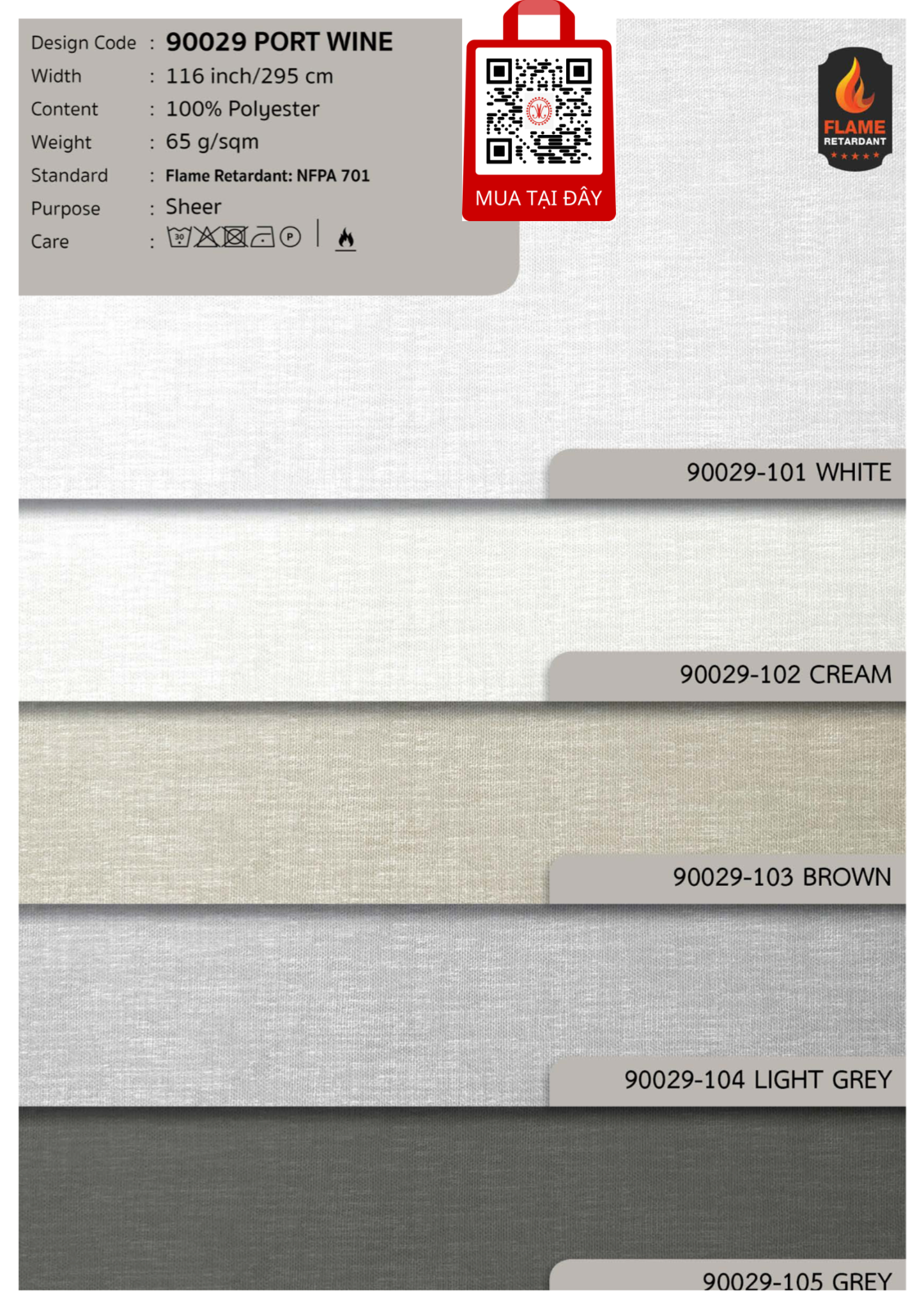 Vải màn rèm gió 2024 Something Precious Sheer And Voile Fabrics I