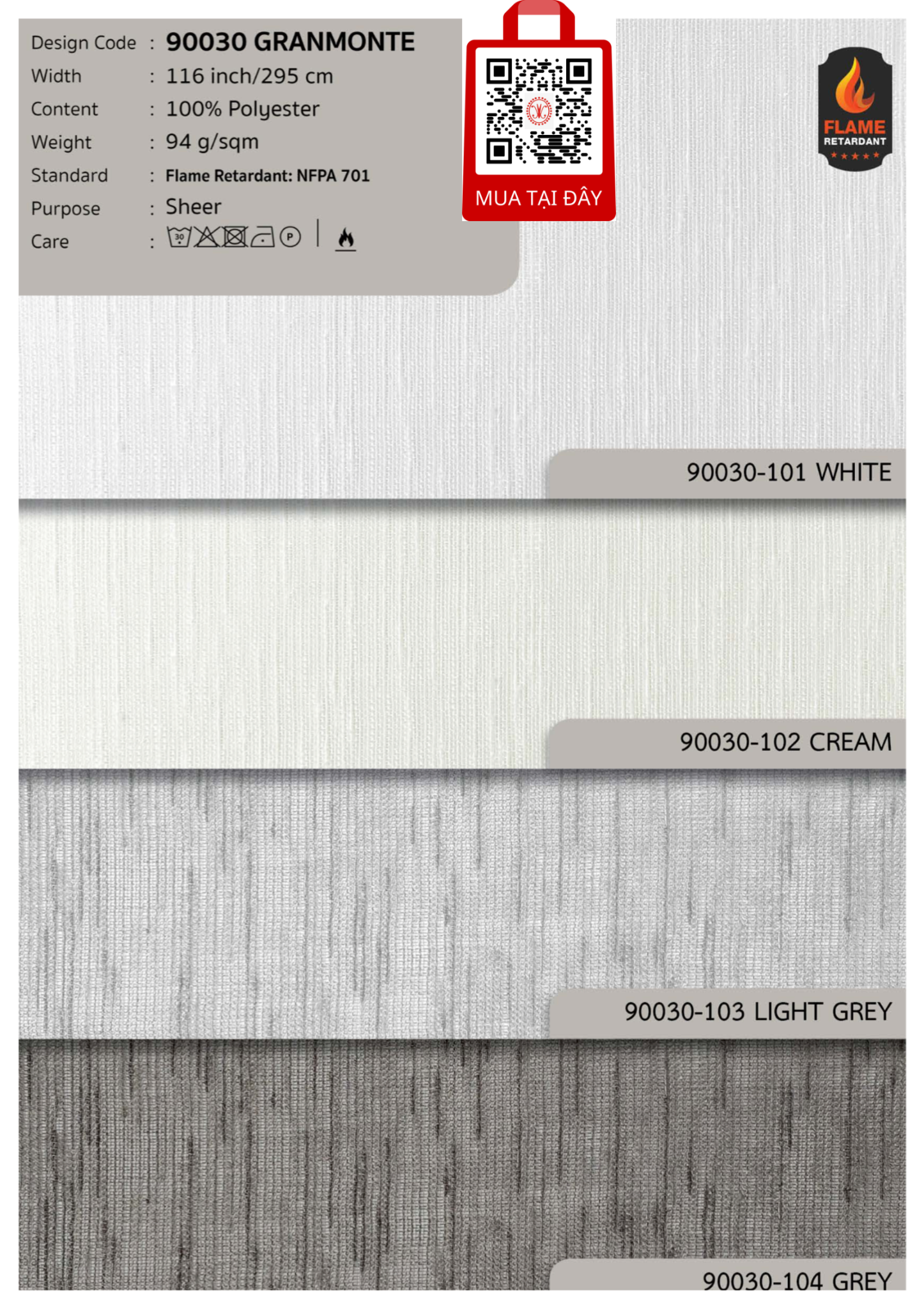 Vải màn rèm gió 2024 Something Precious Sheer And Voile Fabrics I