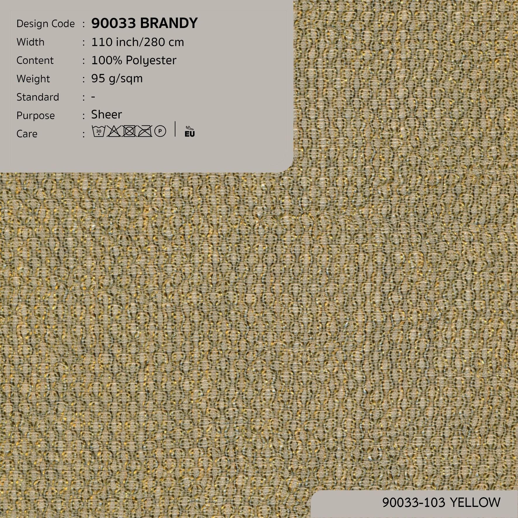 90033 vải màn rèm gió BRANDY tại DOLCE Gallery
