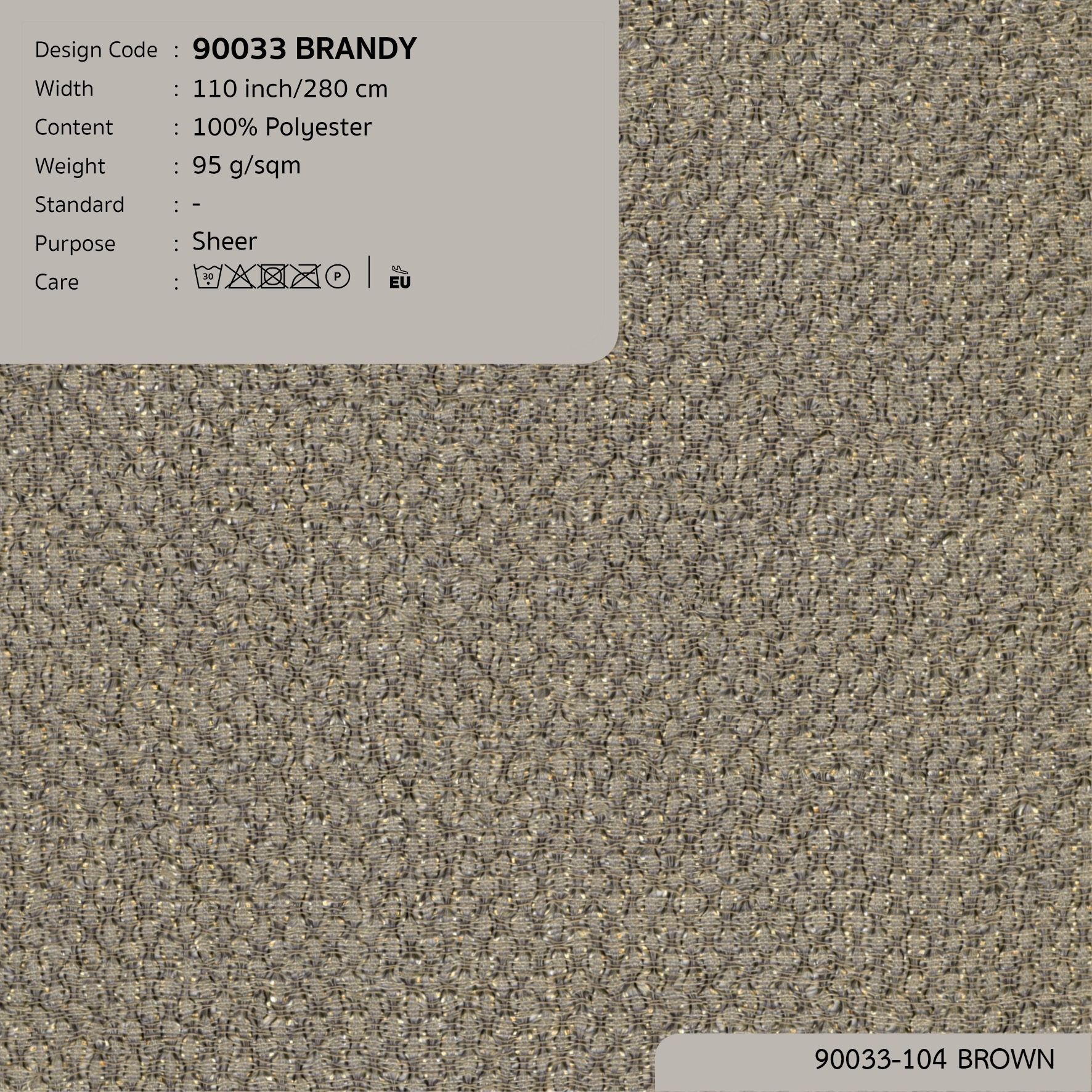90033 vải màn rèm gió BRANDY tại DOLCE Gallery