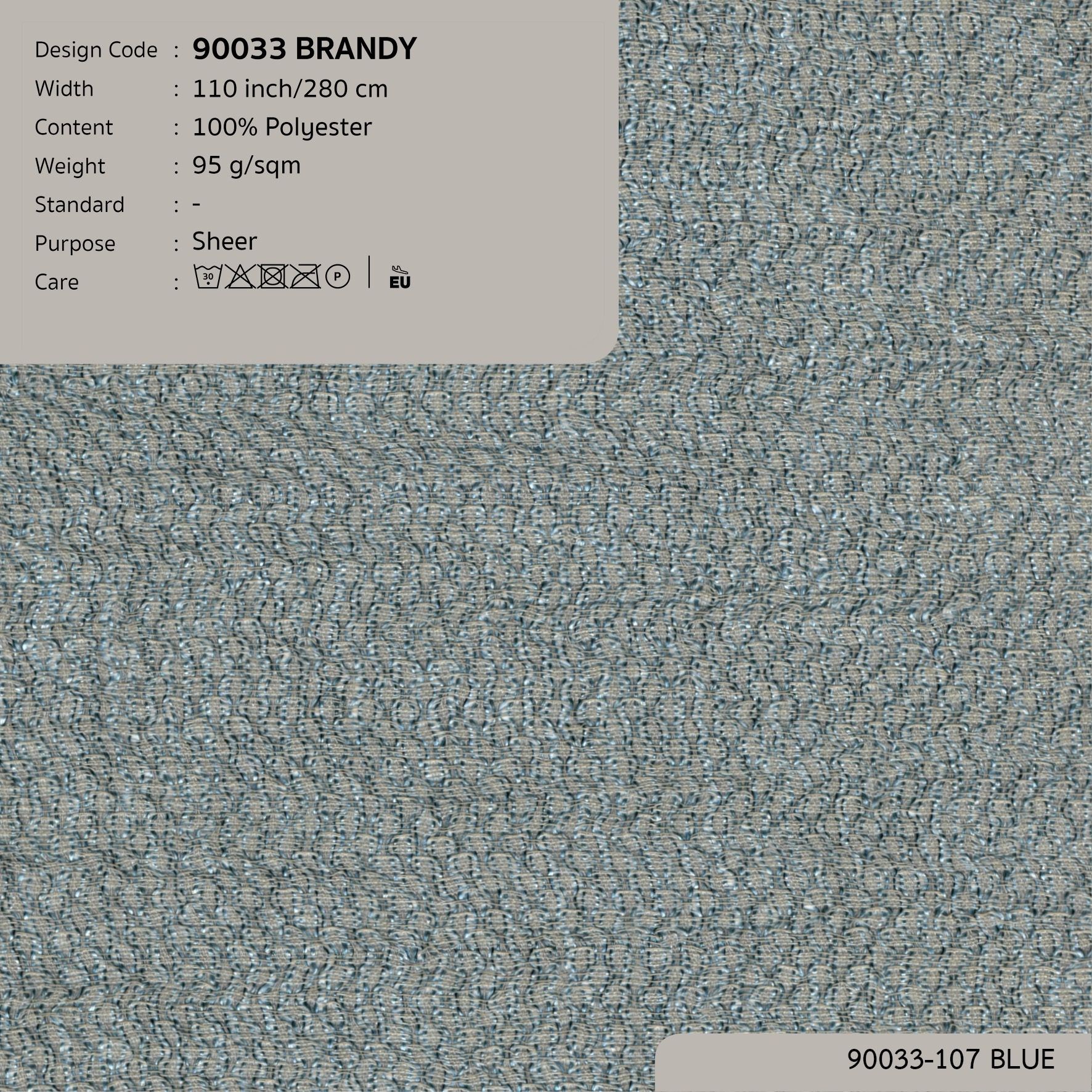 90033 vải màn rèm gió BRANDY tại DOLCE Gallery