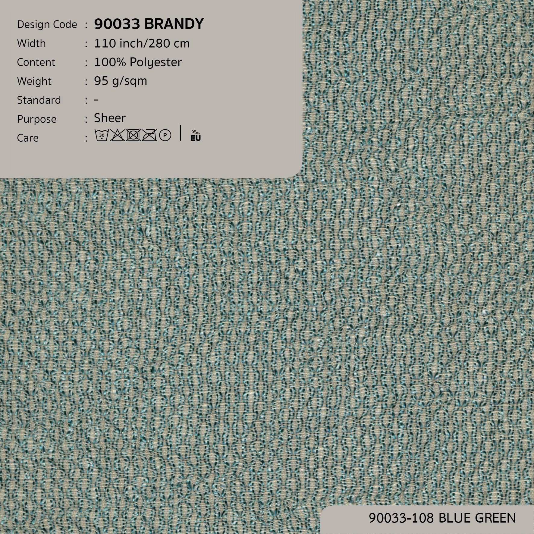 90033 vải màn rèm gió BRANDY tại DOLCE Gallery