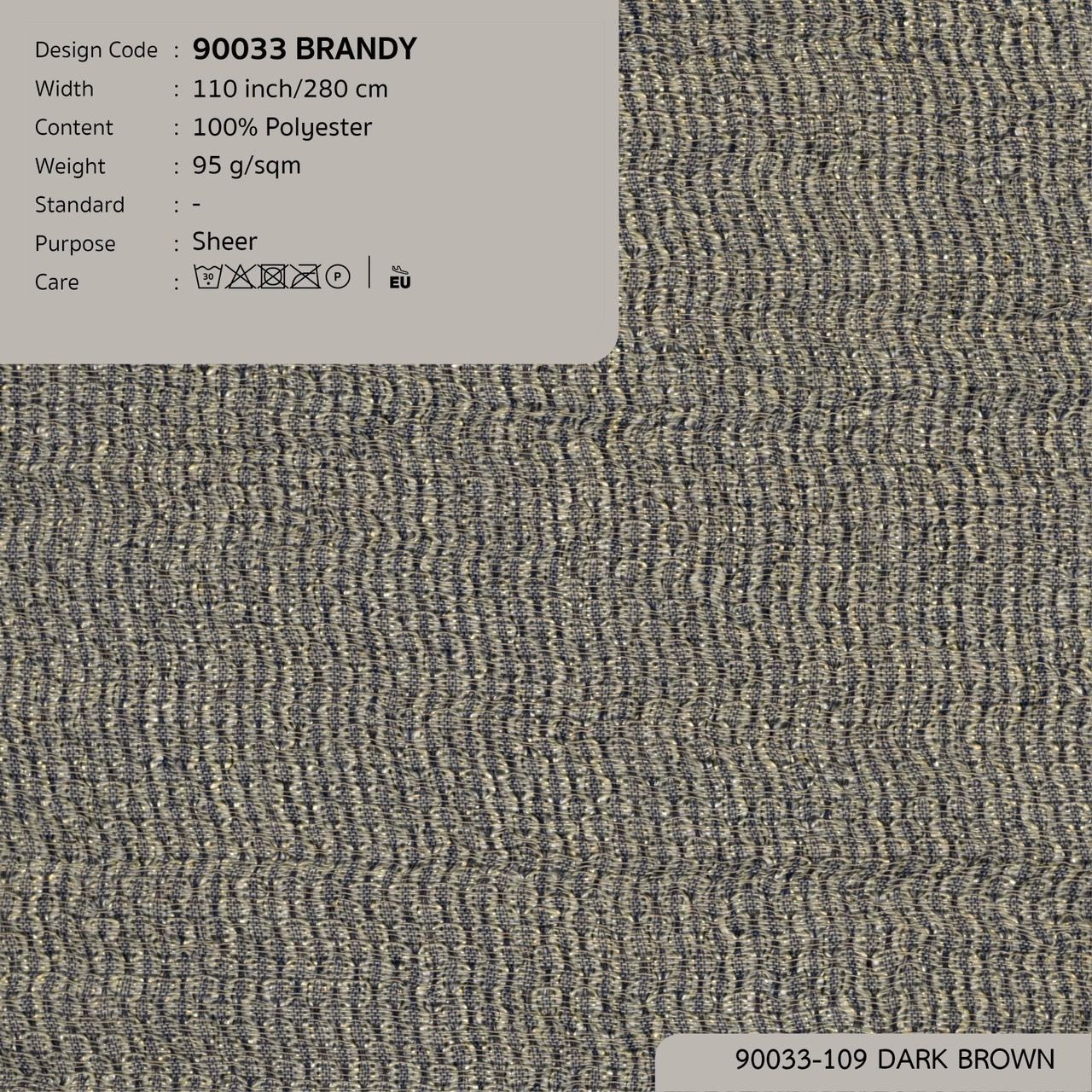 90033 vải màn rèm gió BRANDY tại DOLCE Gallery