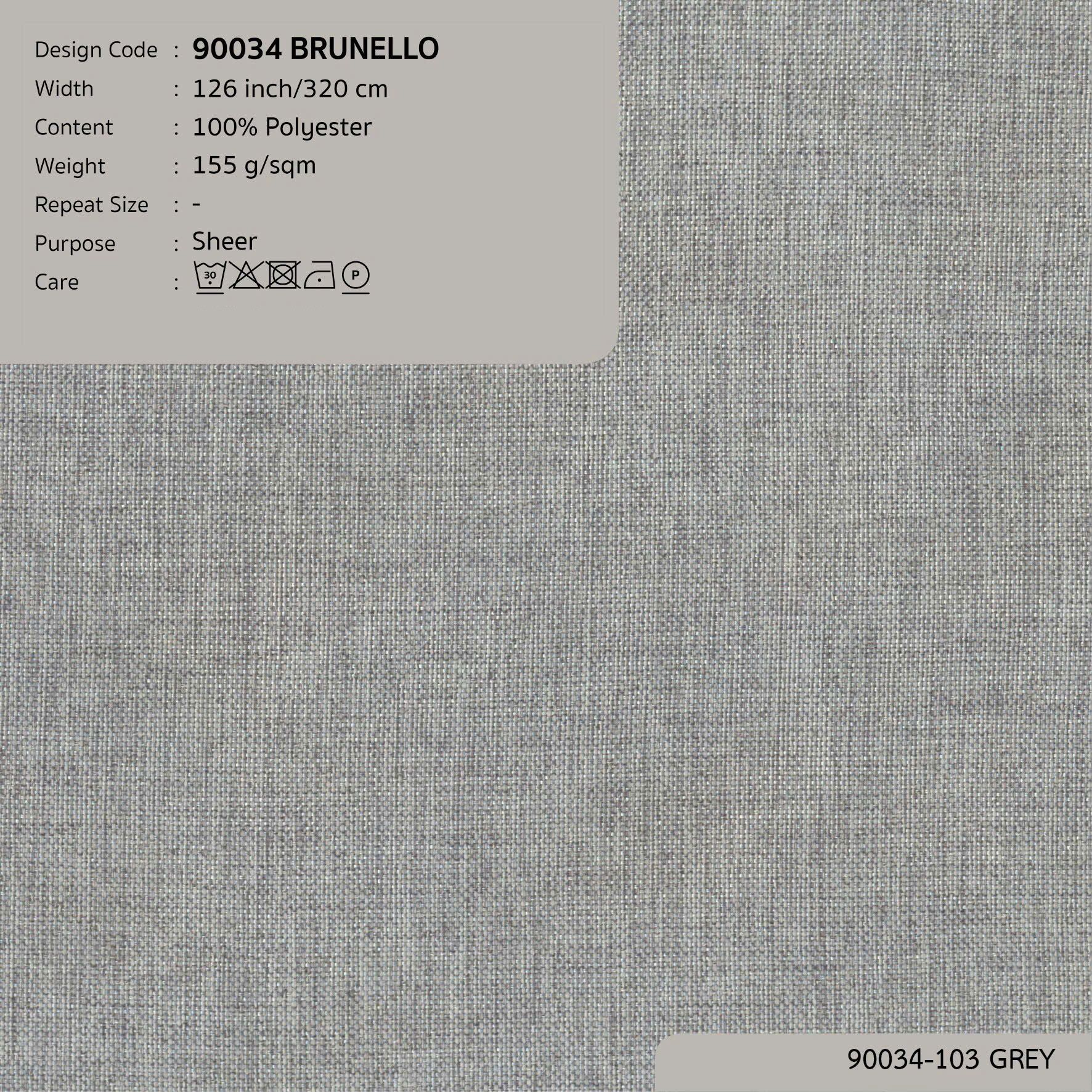 90034 vải màn rèm gió BRUNELLO 4 màu copyright 2023