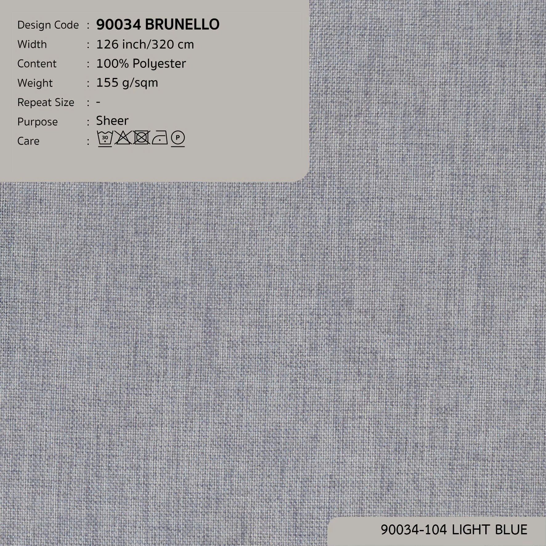 90034 vải màn rèm gió BRUNELLO 4 màu copyright 2023
