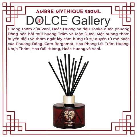 Ambre Mythique tinh chất khuếch tán hương thơm nội thất Pháp 2024