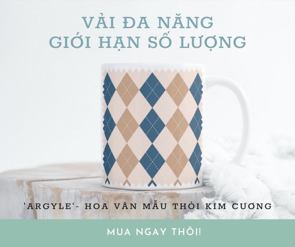 VẢI ĐA NĂNG HOA VĂN ARGYLE