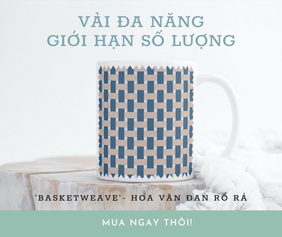 VẢI ĐA NĂNG HOA VĂN BASKETWEAVE