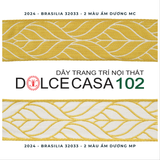  2024 dây trang trí BRASILIA 32033 dệt jacquard có sẵn tại nhà máy 