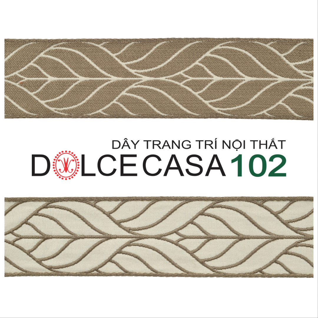  2024 dây trang trí BRASILIA 32033 dệt jacquard có sẵn tại nhà máy 