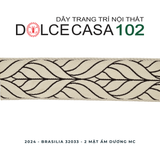  2024 dây trang trí BRASILIA 32033 dệt jacquard có sẵn tại nhà máy 