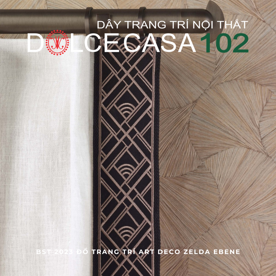 Art Deco 2023 ZELDA đồ trang trí Ebene có sẵn tại kho nhà SX