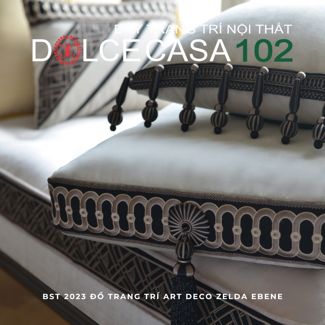 Art Deco 2023 ZELDA đồ trang trí Ebene có sẵn tại kho nhà SX
