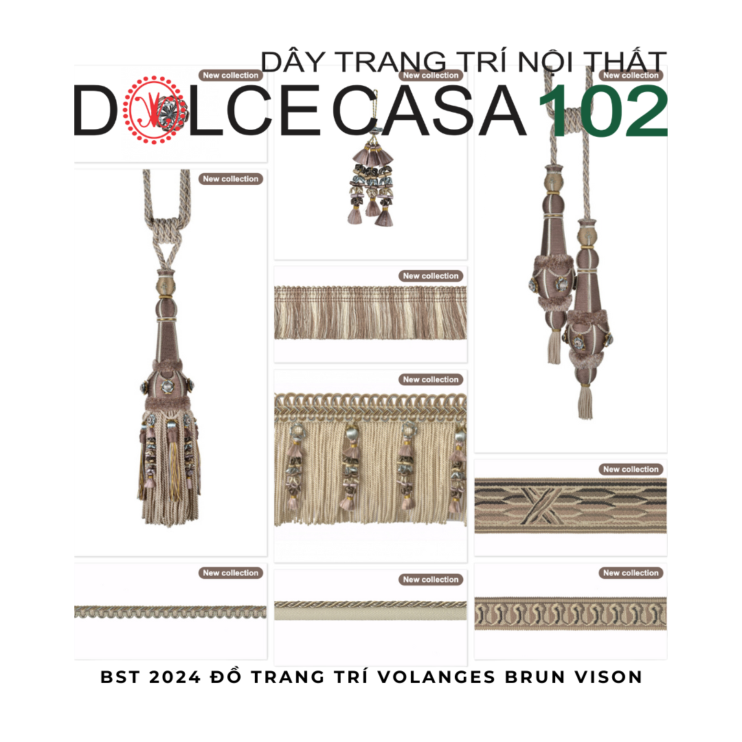 VOLANGES 2024 đồ trang trí Brun Vison 9800 có sẵn tại kho nhà SX