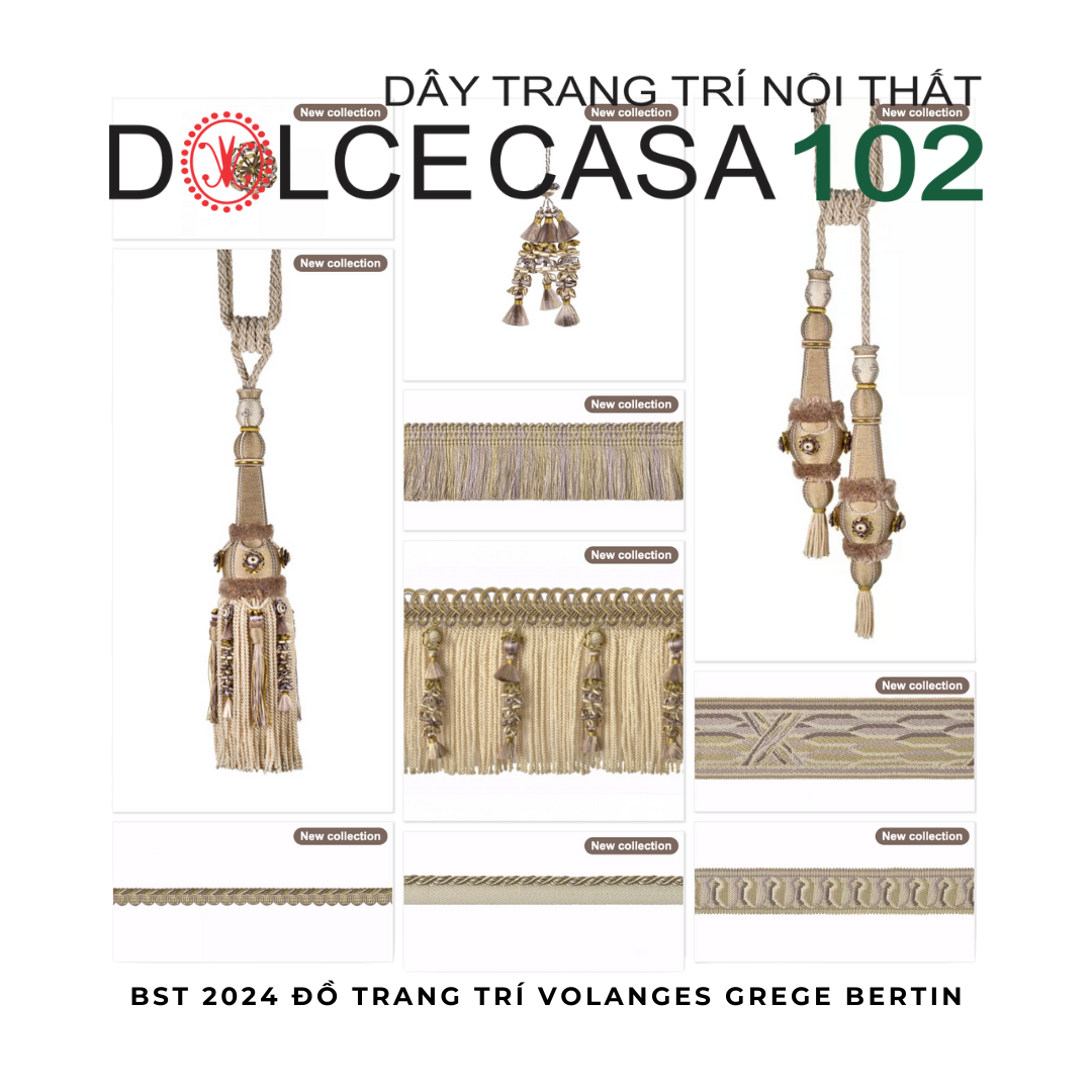 VOLANGES 2024 đồ trang trí Grege Bertin 9020 có sẵn tại kho nhà SX