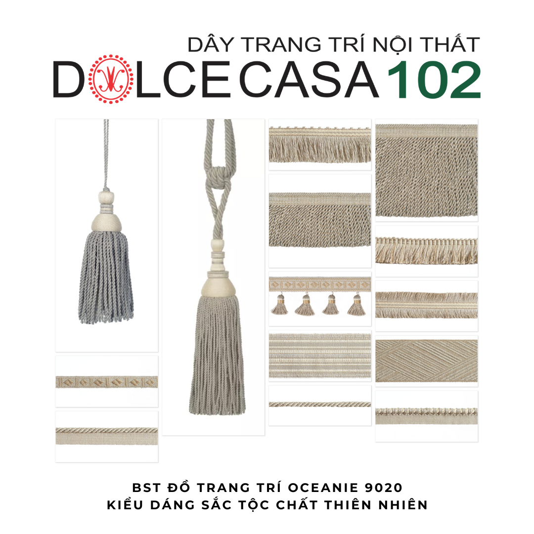 Y OCEANIE đồ trang trí kiểu dáng sắc tộc chất thiên nhiên 9020