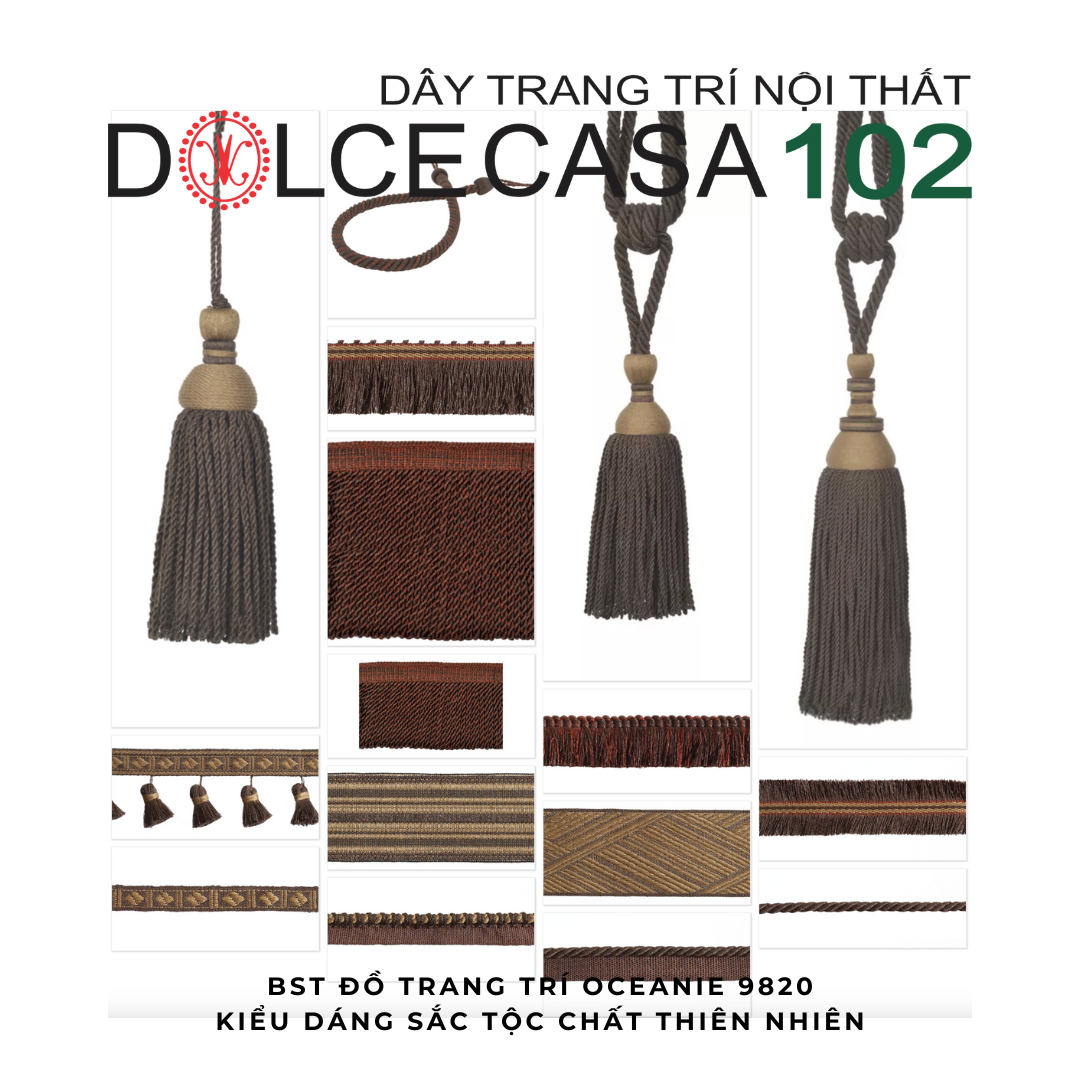 Y OCEANIE đồ trang trí kiểu dáng sắc tộc chất thiên nhiên 9820