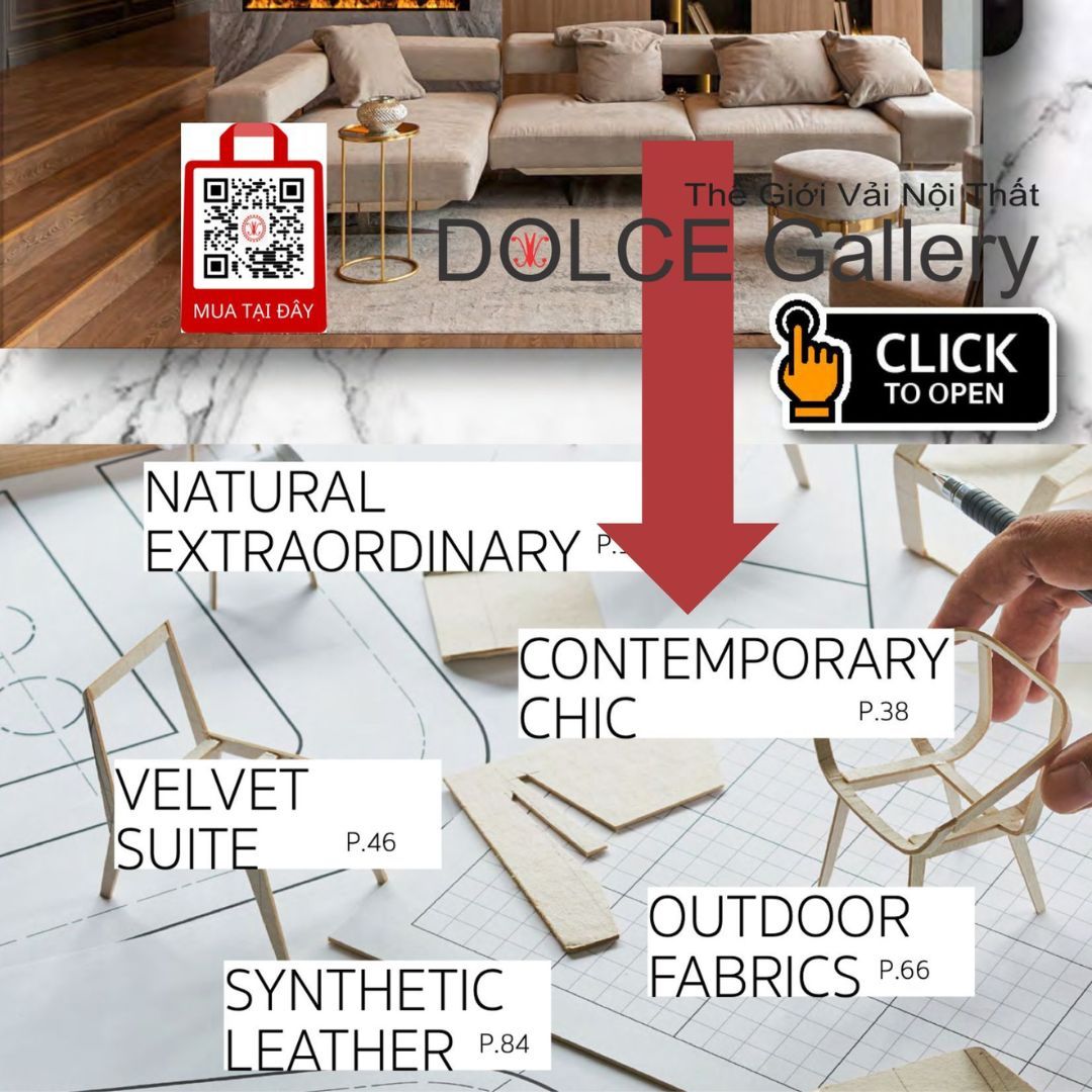 Vải Bọc Nệm Ghế 2024 Hints of Nature - CONTEMPORARY CHIC