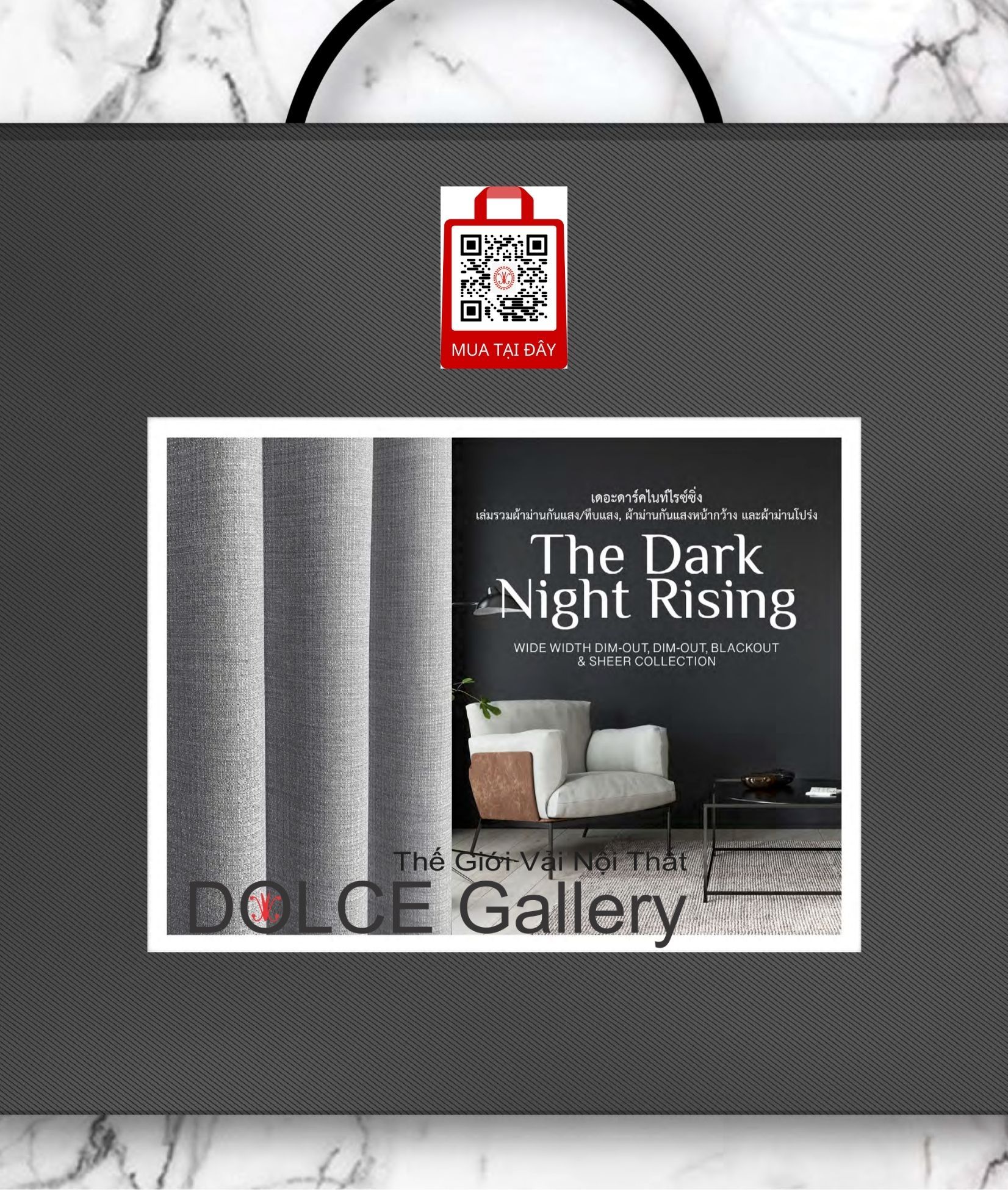Vải Giảm Sáng 90% Dim-Out 2024 The Dark Night