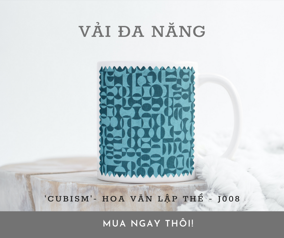  432 VẢI ĐA NĂNG NHÓM HOA VĂN CUBISM 