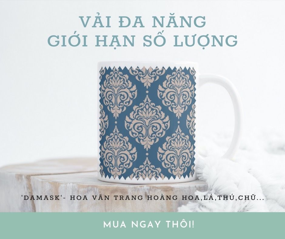 VẢI ĐA NĂNG HOA VĂN DAMASK