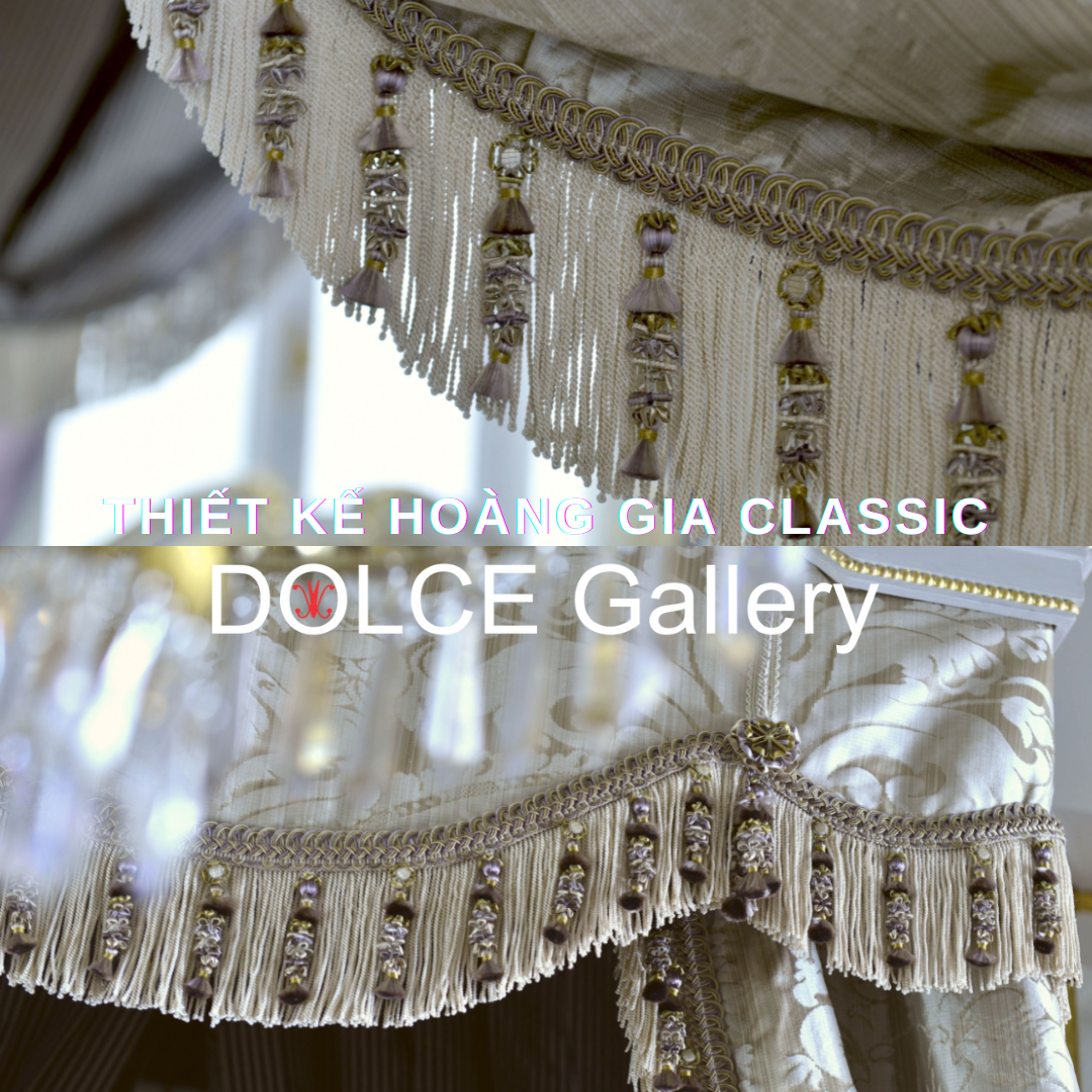 Gia công thiết kế màn viền trang trí trên Dolce Casa chuẩn khách sạn