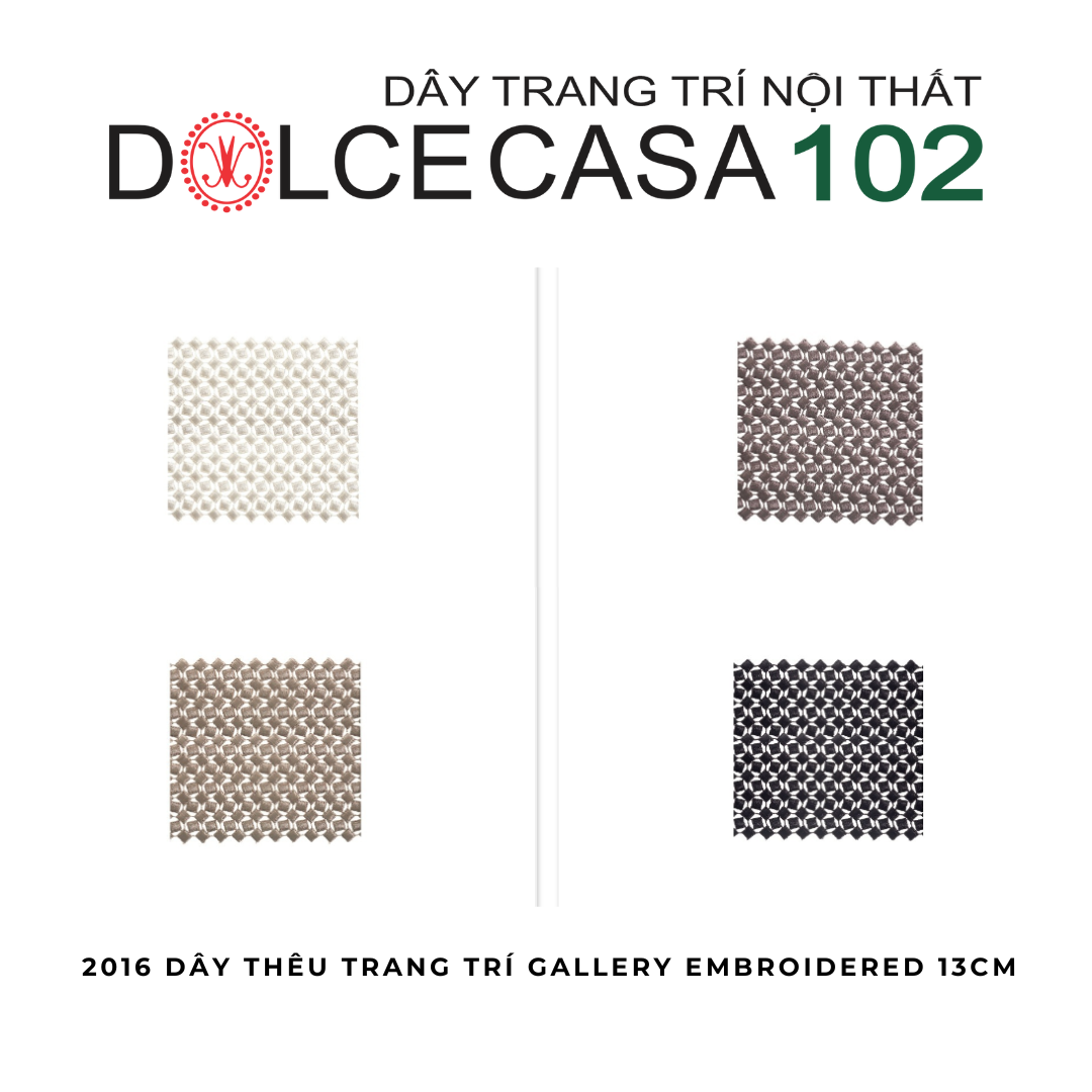 Y GALLERY 2016 dây thêu trang trí Embroidered có sẵn tại nhà máy