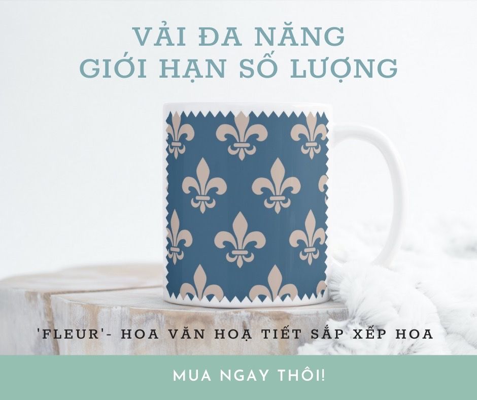 VẢI ĐA NĂNG HOA VĂN FLEUR