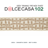  2024 dây trang trí JAKARTA 32031 dệt jacquard có sẵn tại nhà máy 