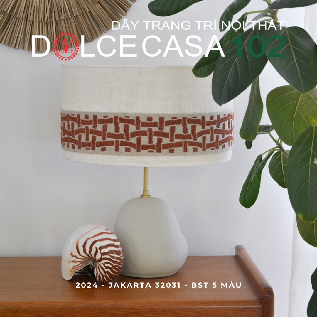 JAKARTA 2024 dây trang trí dệt jacquard 32031 có sẵn tại nhà máy