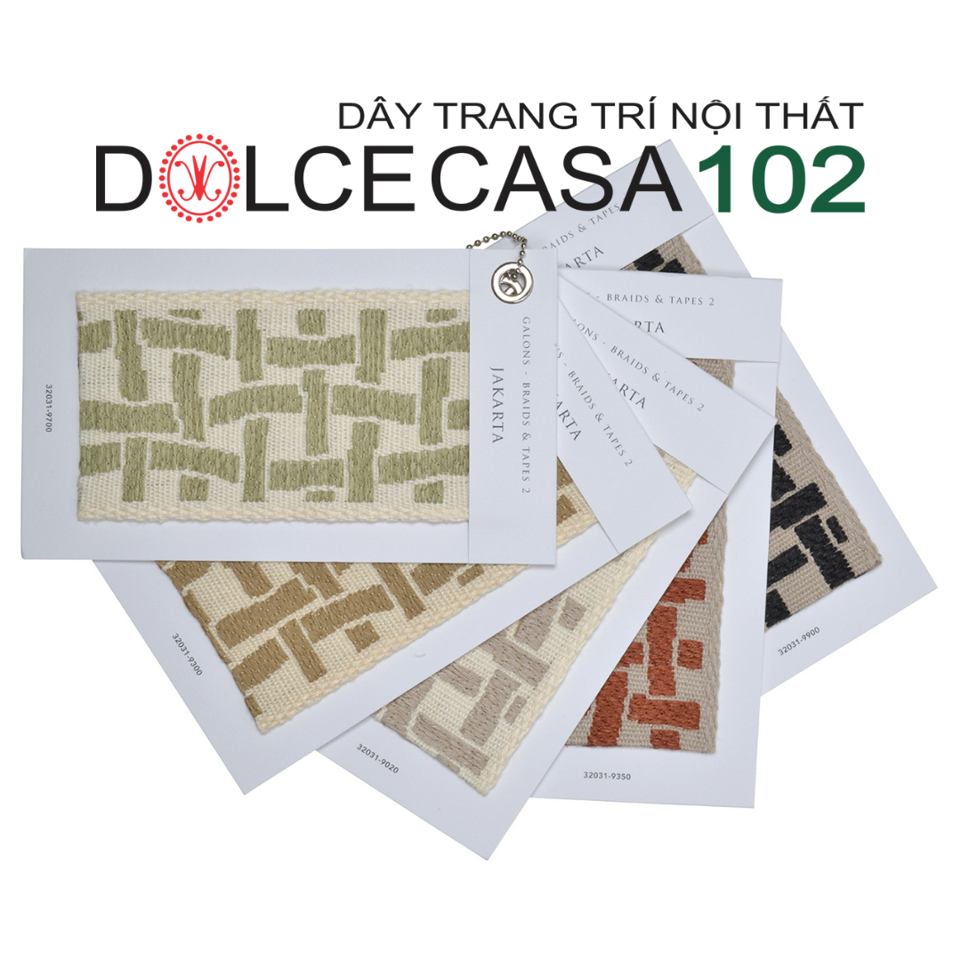 JAKARTA 2024 dây trang trí dệt jacquard 32031 có sẵn tại nhà máy