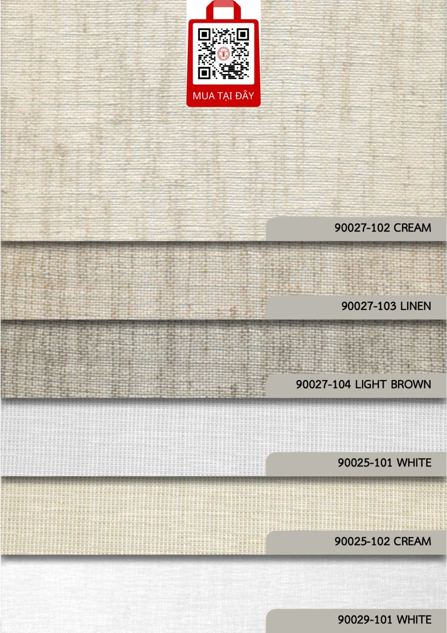 Vải đa chức năng may màn 2024 LINEN LOOKS Book