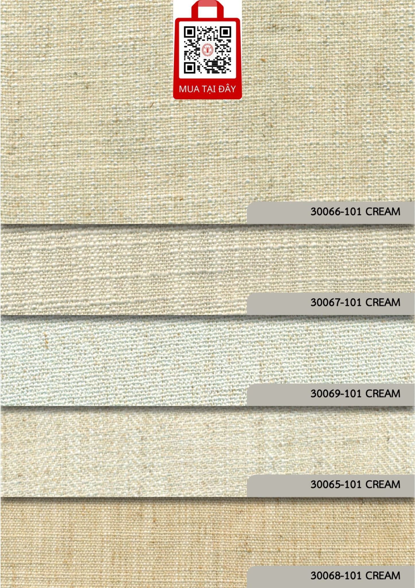 Vải đa chức năng may màn bọc nệm 2024 LINEN LOOKS Book