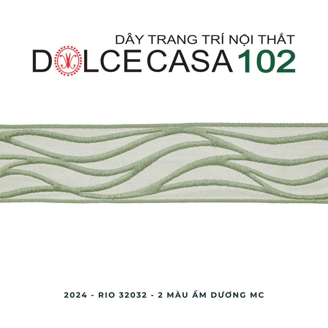 RIO 2024 dây trang trí dệt jacquard 32032 có sẵn tại nhà máy