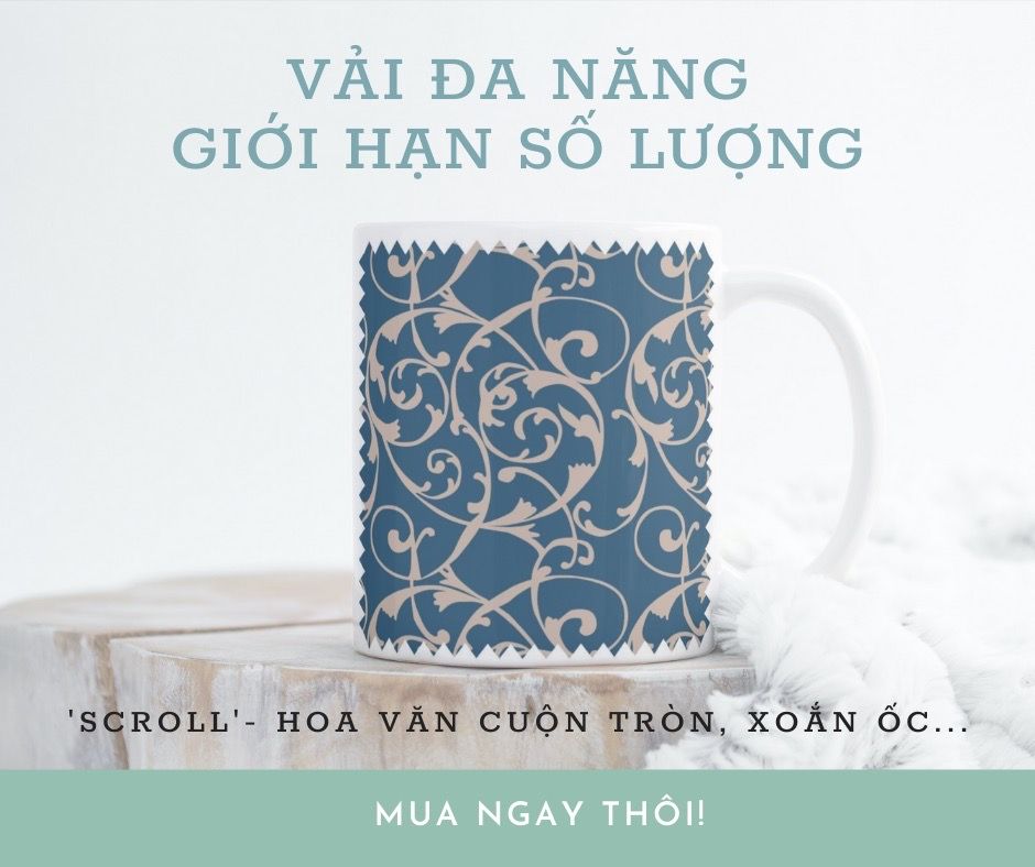 VẢI ĐA NĂNG HOA VĂN SCROLL