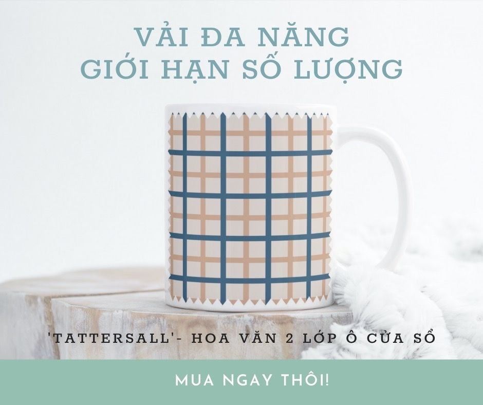 VẢI ĐA NĂNG HOA VĂN TATTERSALL