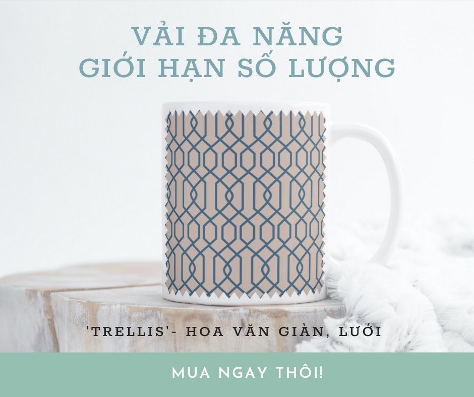 VẢI ĐA NĂNG HOA VĂN TRELLIS