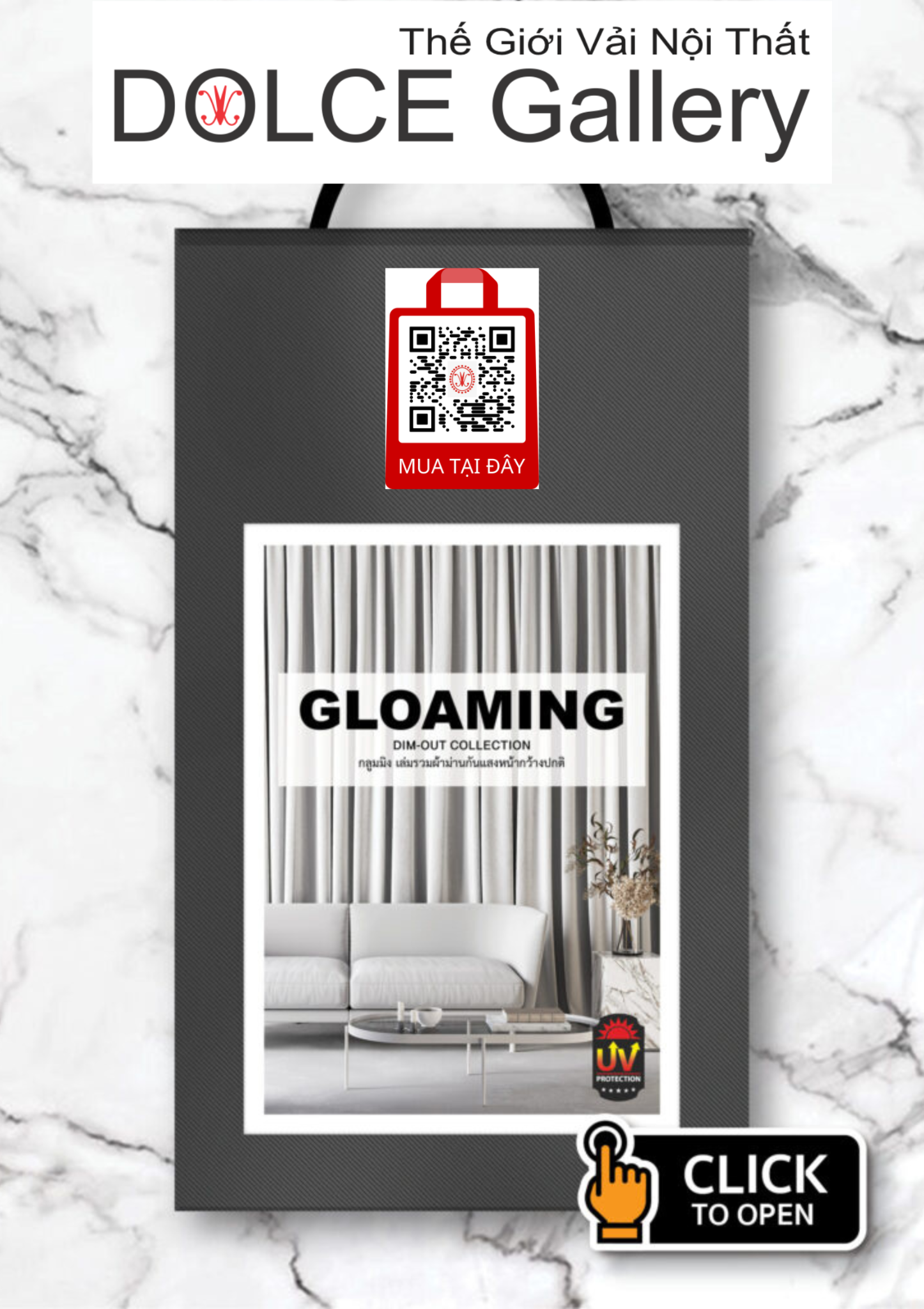 Vải Giảm Sáng 90% Dim-Out 2024 GLOAMING