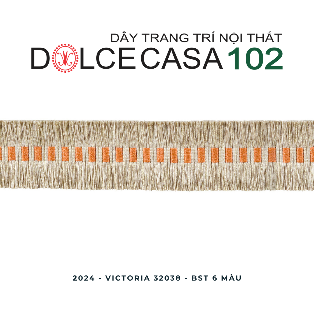 VICTORIA 2024 dây trang trí dệt effile 32038 có sẵn tại nhà máy
