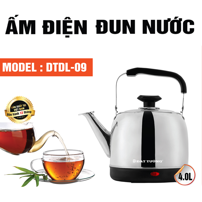 ẤM ĐIỆN ĐẾ LIỀN 4L ĐẠT TƯỜNG - DTDL- 09