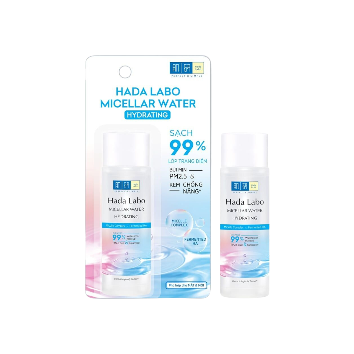 Nước tẩy trang Hada Labo Micellar Water Hydrating sạch sâu dưỡng ẩm 240 ml