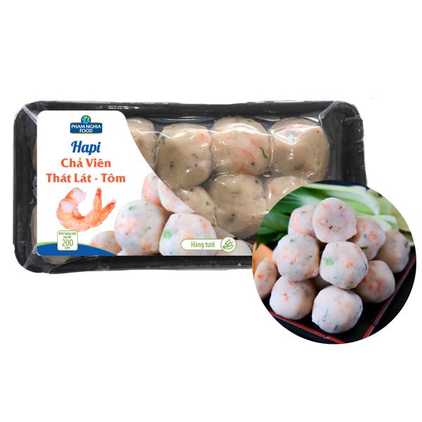 [Tươi] Chả cá viên thát lát tôm Hapi 200G (I0012806)