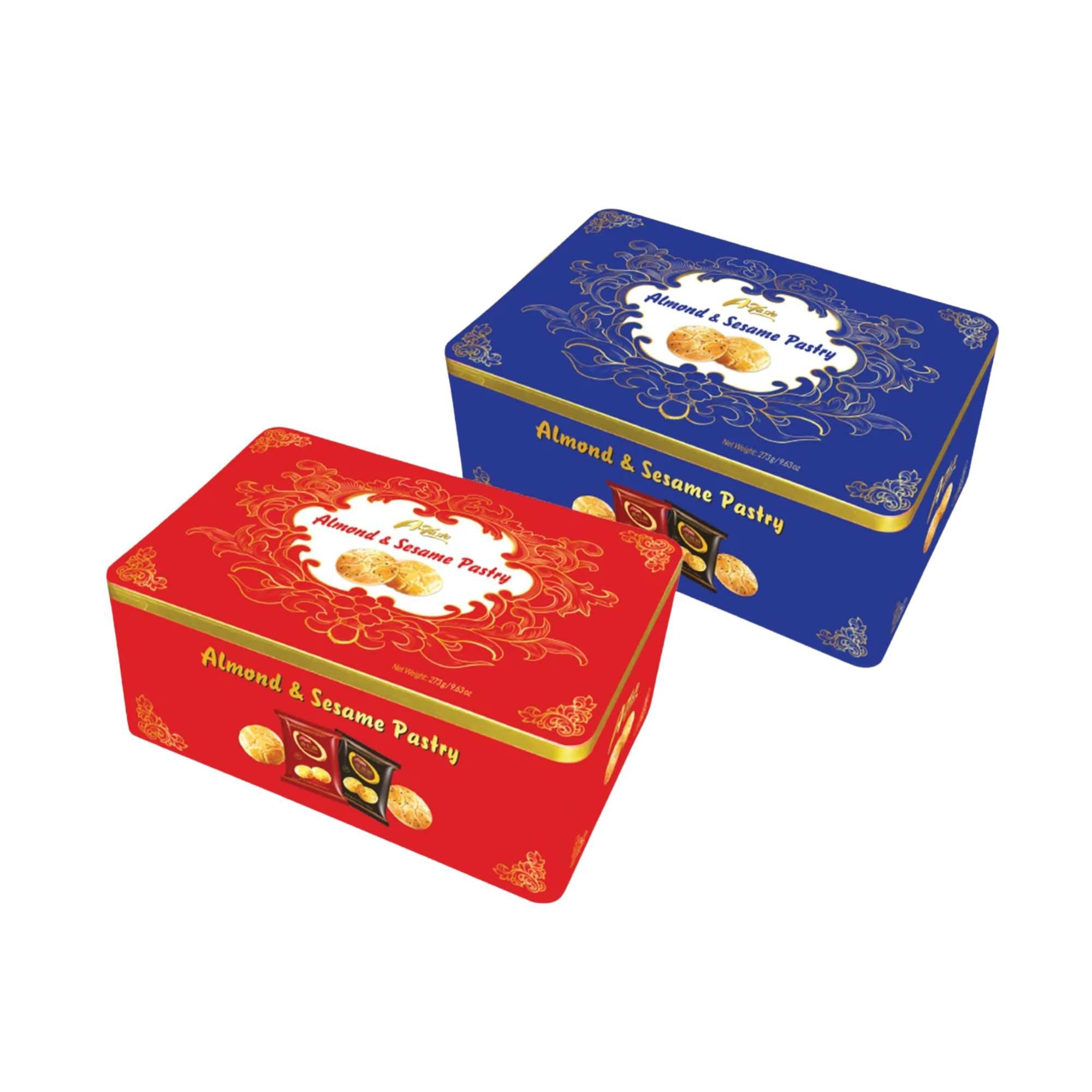 Bánh A-Taste Almond Sesame Pastry Xanh/Đỏ 273g