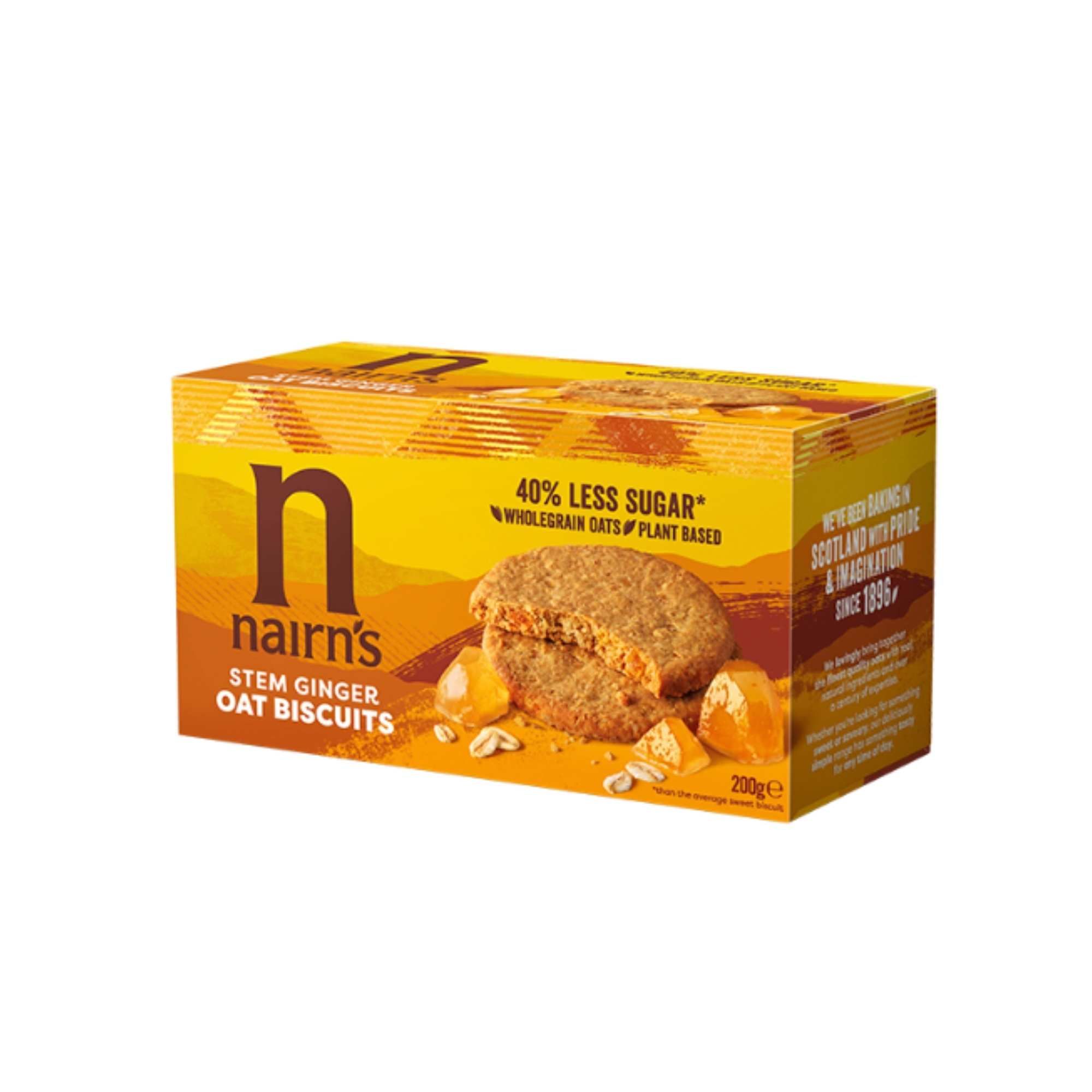Bánh yến mạch Vị gừng Nairn's hộp 200 g
