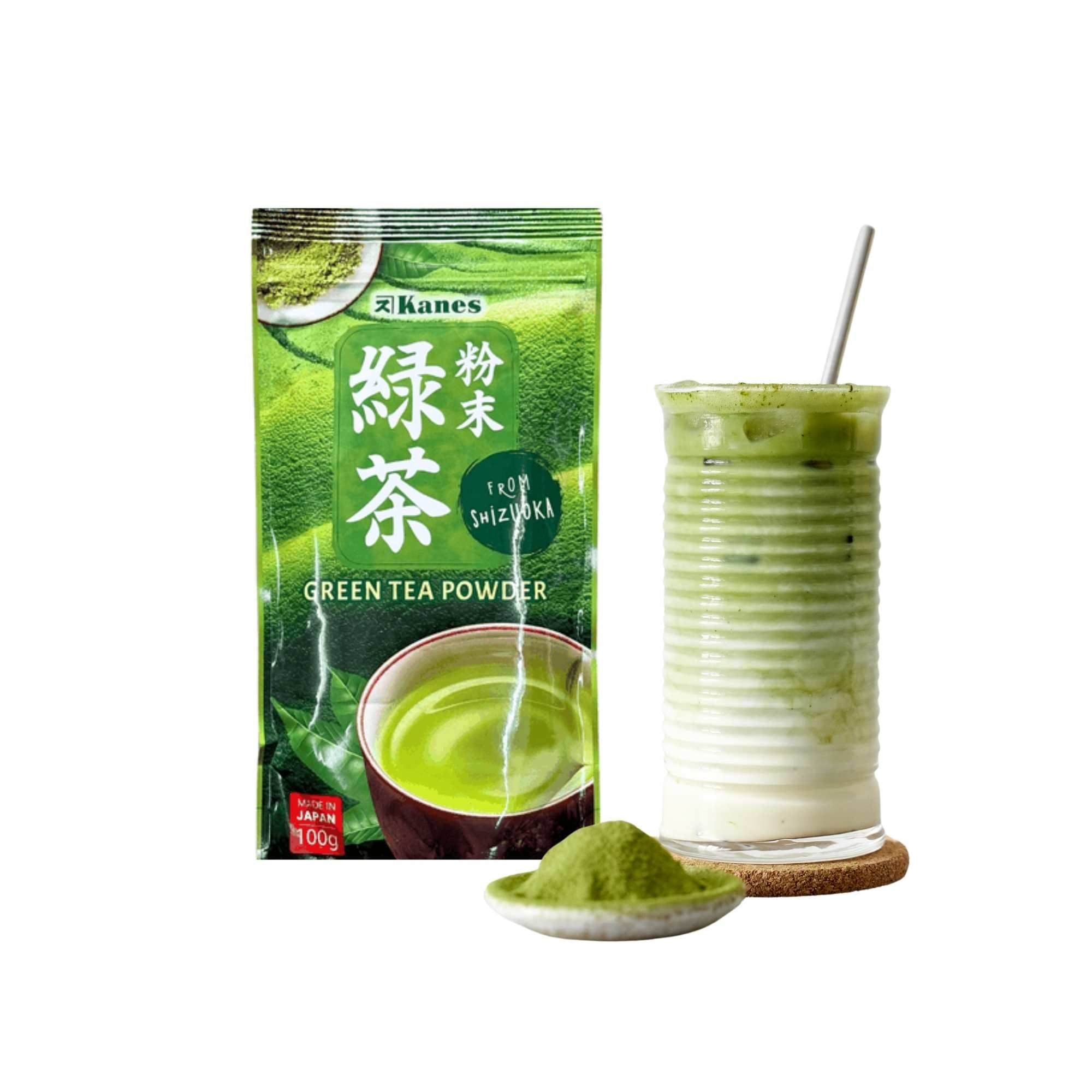 Bột trà xanh Nhật Bản Kanes 100g