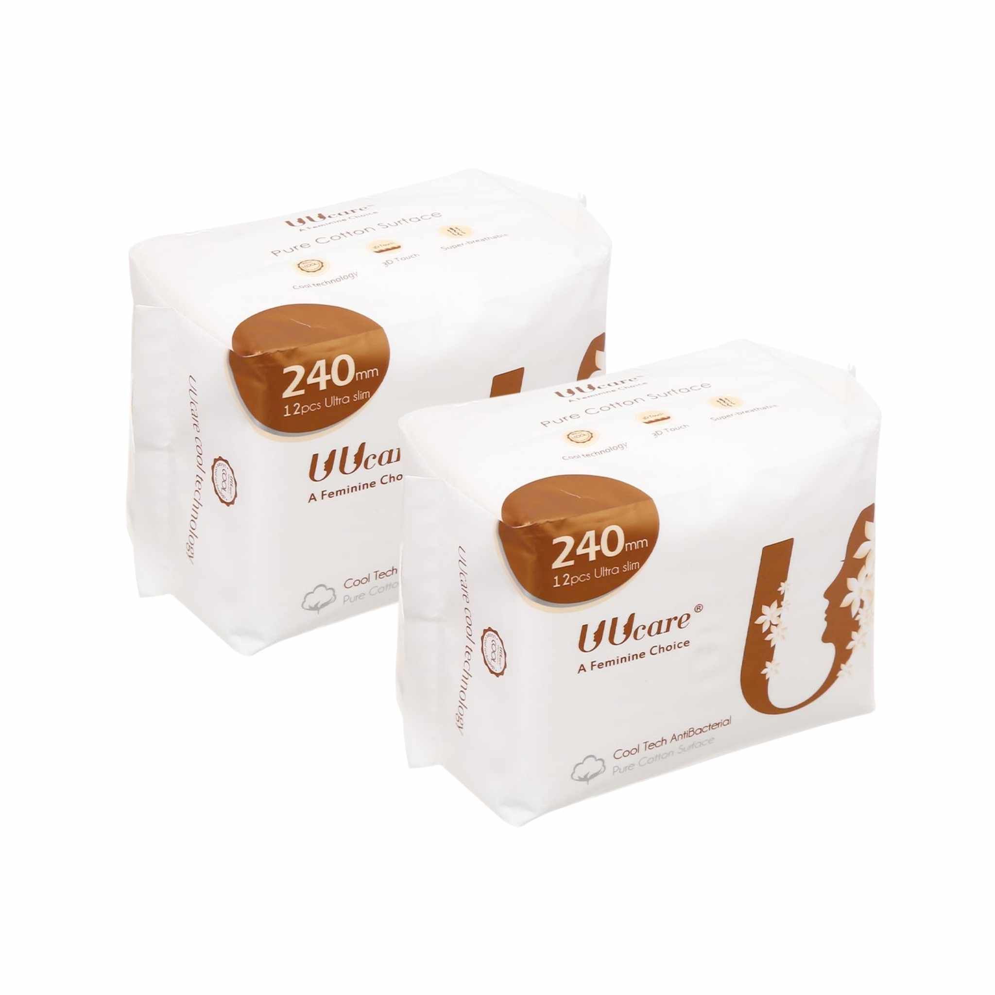 Băng vệ sinh ban ngày Uucare cool tech 240 mm