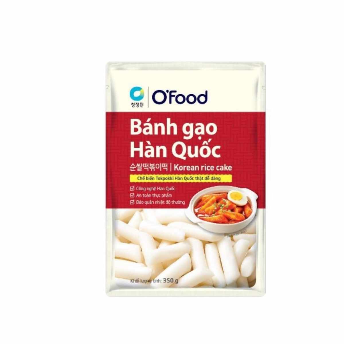 Bánh gạo Hàn Quốc O'Food gói 350 g
