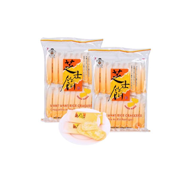 [1 Tặng 1] Bánh gạo vị phô mai Want Want 108g (I0013274)